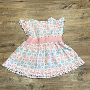 Hannah Kate Pastel Polka Dot Dress